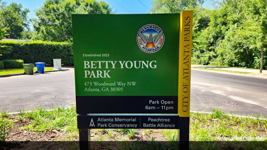 Betty-Young-Park-Fulton-Atlanta-Buckhead-Park-sign