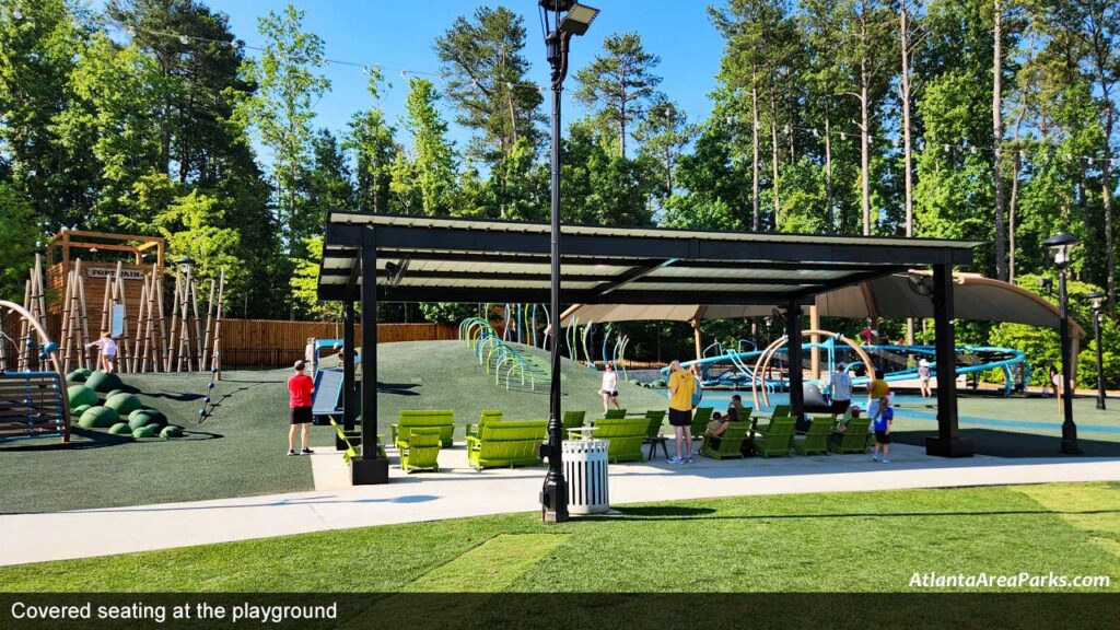 Peachtree-Corners-Town-Green-Gwinnett-Playground-covered-seating-near-me