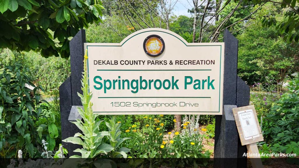 Springbrook-Park-DeKalb-Decatur-Park-sign